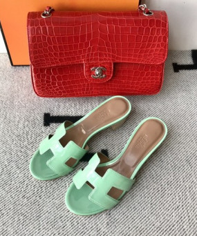 에르메스 올수공 오아시스 슬리퍼 샌들 페이던트 19